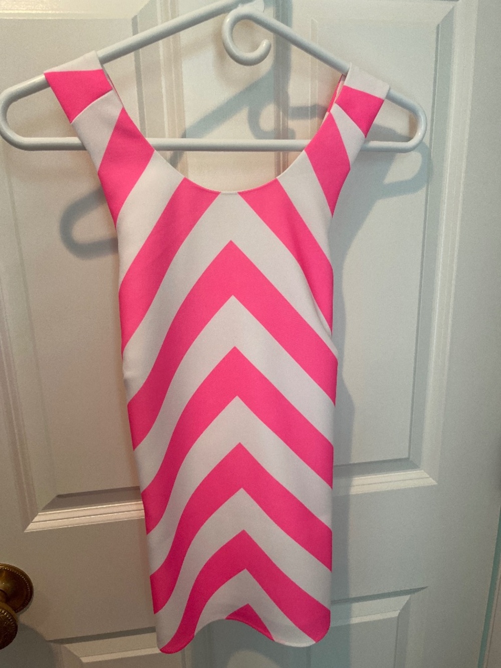 Sail to Sable pink and white dressy top